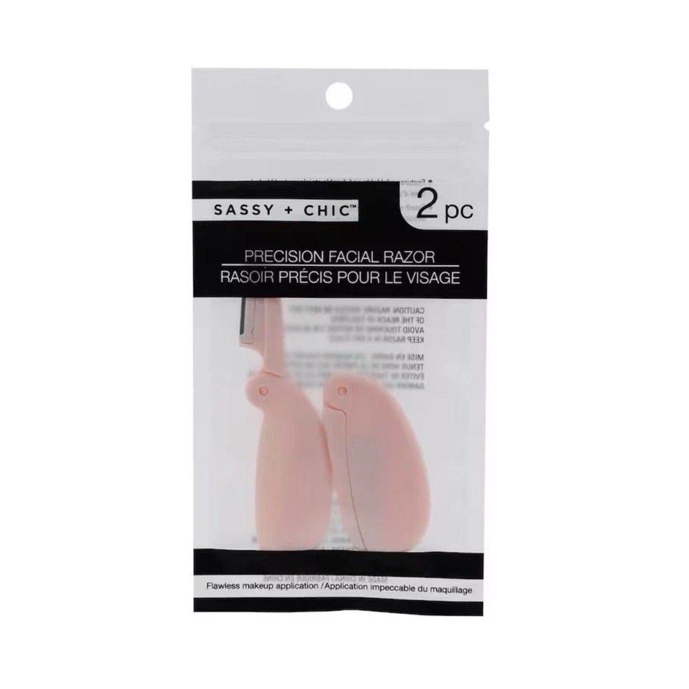 Pink Facial Razor - 2 Pack